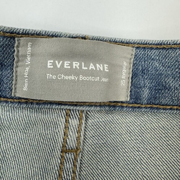 Everlane Women's Light Blue The Cheeky Bootcut Jean W25-26/L28.25 - Picture 6 of 13